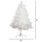 4ft. Unlit White Pampas Plumes Artificial Christmas Tree